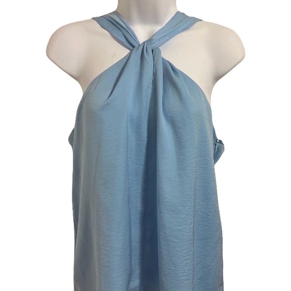 NWOT Beautiful Banana Republic soft blue sleeveless top